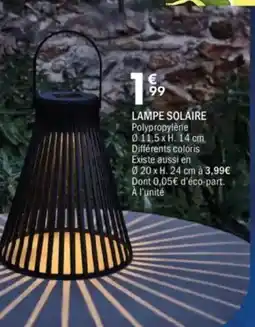 La Foir'Fouille Lampe solaire offre