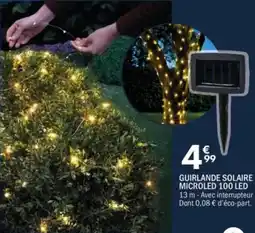 La Foir'Fouille Guirlande solaire microled 100 led offre