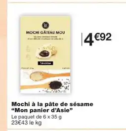 Monoprix MON PANIER D'ASIE Mochi à la pâte de sésame offre