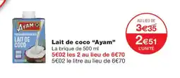 Monoprix AYAM Lait de coco offre