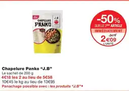 Monoprix J.B Chapelure Panko offre