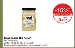 Monoprix NOD Mayonnaise Bio offre
