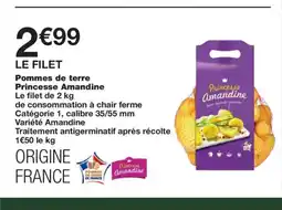 Monoprix Pommes de terre Princesse Amandine offre