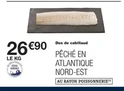 Monoprix Dos de cabillaud offre