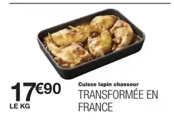 Monoprix Cuisse lapin chasseur offre