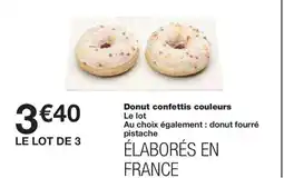 Monoprix Donut confettis couleurs offre