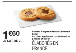 Monoprix Cookie canyon chocolat intense offre