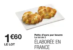 Monoprix Patte d'ours pur beurre offre