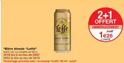 Monoprix LEFFE Bière blonde offre