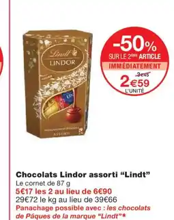Monoprix LINDT Chocolats Lindor assorti offre
