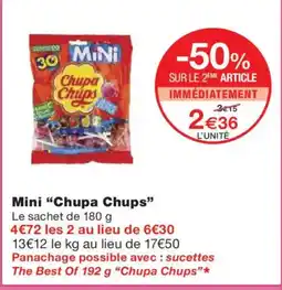 Monoprix CHUPA CHUPS Mini offre