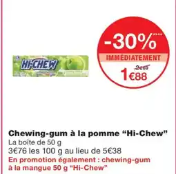 Monoprix HI-CHEW Chewing-gum à la pomme offre