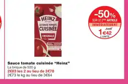 Monoprix HEINZ Sauce tomate cuisinée offre