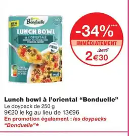 Monoprix BONDUELLE Lunch bowl à l'oriental offre