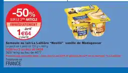 Monoprix NESTLÉ Semoule au lait La Laitière vanille de Madagascar offre