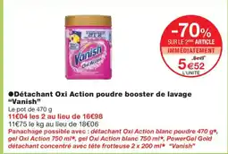 Monoprix VANISH Détachant Oxi Action poudre booster de lavage offre