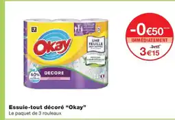 Monoprix OKAY Essuie-tout décoré offre