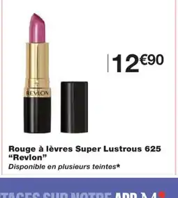 Monoprix REVLON Rouge à lèvres Super Lustrous 625 offre