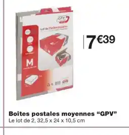 Monoprix GPV Boîtes postales moyennes offre