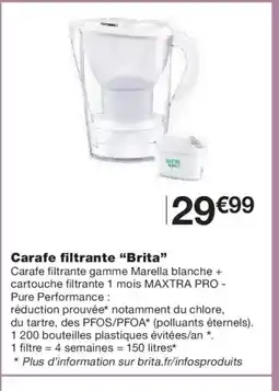 Monoprix BRITA Carafe filtrante offre