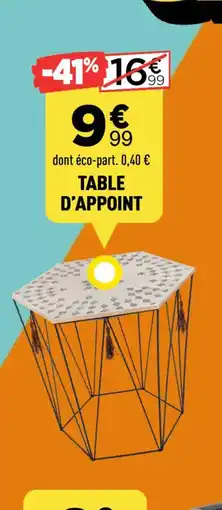 Centrakor Table d'appoint offre