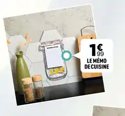 Centrakor Le mémo de cuisine offre