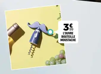 Centrakor L'ouvre bouteille moustache offre