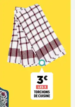 Centrakor Les 3 torchons de cuisine offre