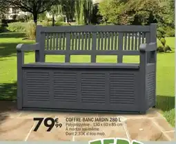 La Foir'Fouille Coffre-banc jardin offre