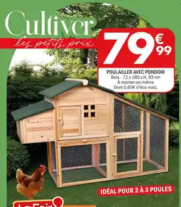 La Foir'Fouille Poulailler avec pondoir offre