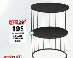 Centrakor La table d'appoint kobu offre