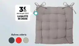 Centrakor La galette de chaise offre