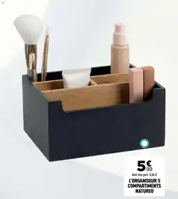 Centrakor L'organiseur 5 compartiments natureo offre
