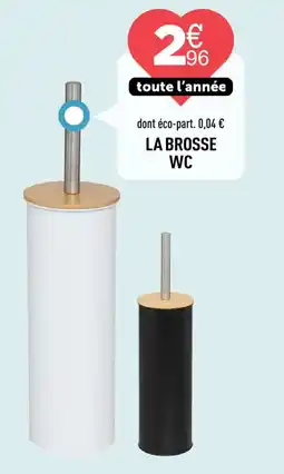 Centrakor La brosse wc offre