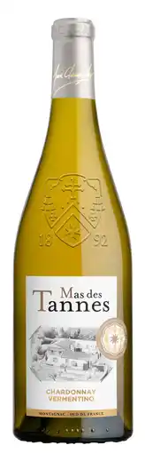 E.Leclerc Mas des Tannes BIO, 2022 - Pays d'Oc IGP - Blanc Demi-sec - 75 cl offre