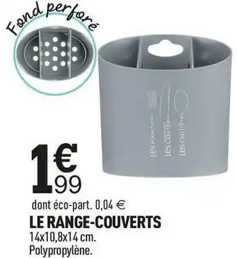 Centrakor Le range-couverts offre