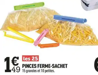 Pinces ferme-sachet