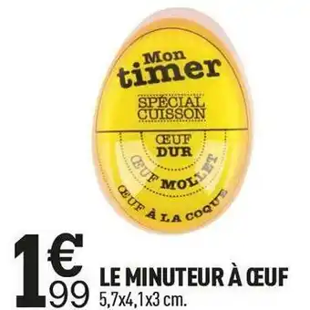 Centrakor Le minuteur à œuf offre