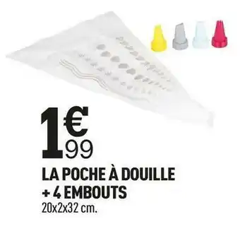 La poche Ă douille + 4 embouts