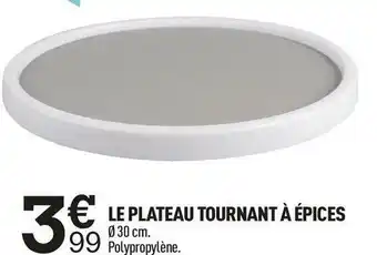Centrakor Le plateau tournant à épices offre