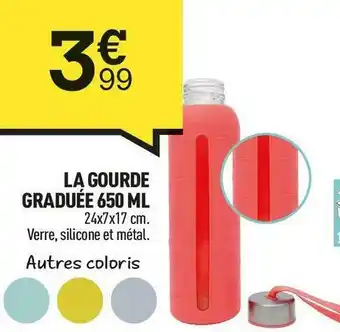 La gourde graduée 650 ml