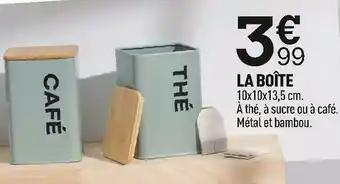 Centrakor La boîte offre