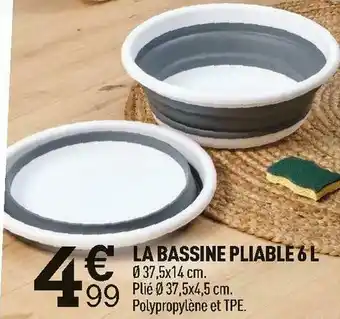 Centrakor La bassine pliable 6 l offre