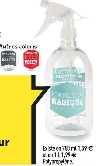 Centrakor Le vaporisateur offre