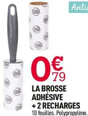 Centrakor La brosse adhésive + 2 recharges offre