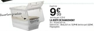 Centrakor La boîte de rangement offre