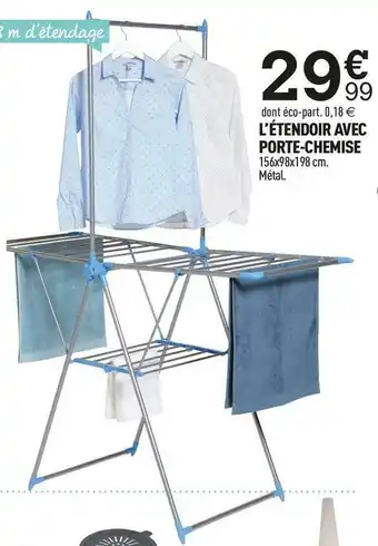 Centrakor L’étendoir avec porte-chemise offre