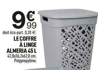 Centrakor Le coffre à linge almeria 45 l offre