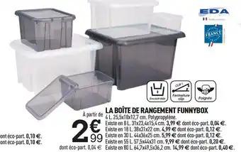 Centrakor La boîte de rangement funnybox offre