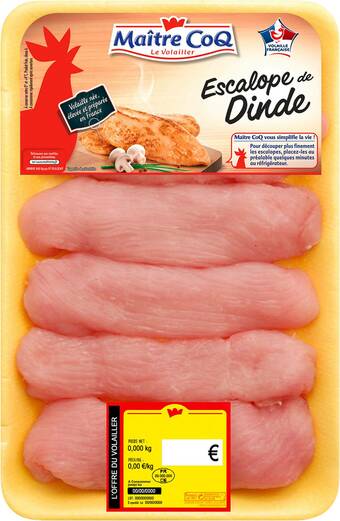 Match Maitre coq escalope de dinde offre
